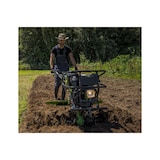 thumbnail of Motoculteur thermique DIESEL 12CV 456CC  Transmission directe 8900W Jeu de Fraises et Butteur double  VITO
