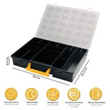 thumbnail of Organizador de plástico L 360 x P 252 x H 64 mm, con tapa transparente