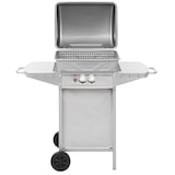 thumbnail of Barbecue A Gas Con Griglia 2 Fornelli Argento Acciaio Inox