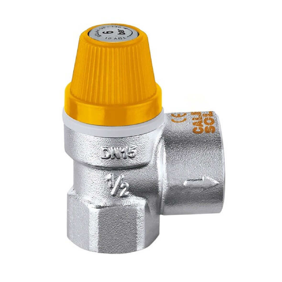 Caleffi Solar Membran Sicherheitsventil 1/2Zoll 3bar Überdruckventil Druckventil