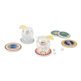 thumbnail of Excelsa lot de 6 sous-verres Corfu' céramique 10,5x1x10,5 cm multicolore