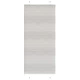 thumbnail of vidaXL Plissee Hellgrau 90x200 cm Stoffbreite 89,4 cm Polyester