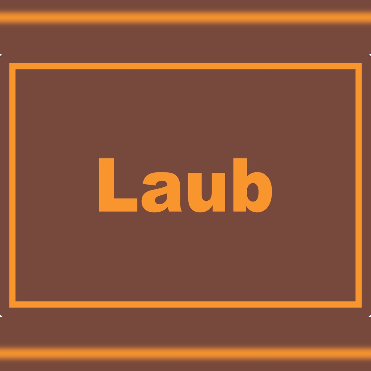 HB-Druck Laub Mülltrennung Aufkleber mit Text A8 (52x74mm)