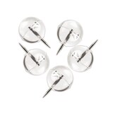 thumbnail of Bi-Office Pack de 50 Chinchetas de Plástico Redondas Transparentes