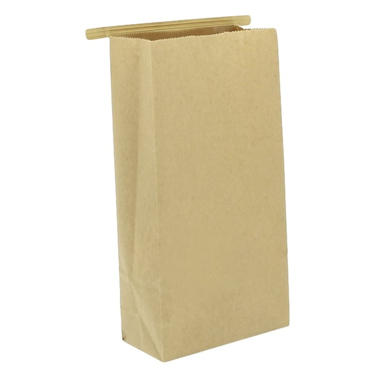 MONOUSO - Sacchetto SOS Kraft con chiusura 12+6x23,5cm (1000 Pezzi)