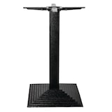 thumbnail of Base de mesa cuadrada Bolero con escalones de hierro fundido de 72 cm de alto