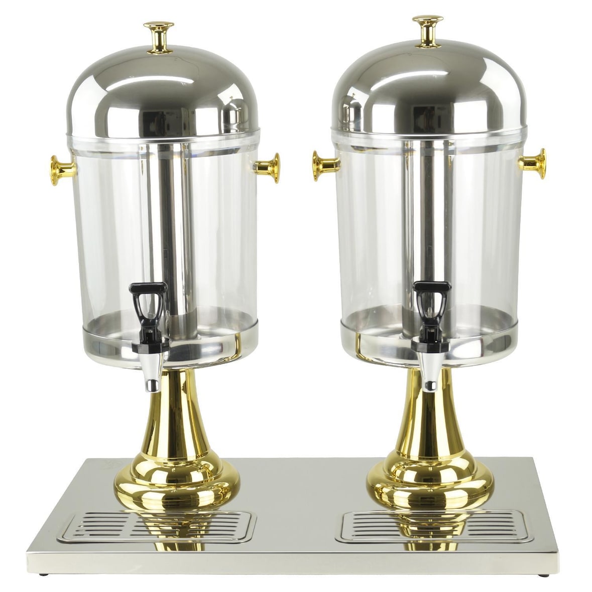 Dispensador de zumo Gastro Dispensador de bebidas Dispensador de bebidas 1-3x8 litros de oro o plata