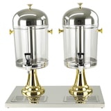 thumbnail of Dispensador de zumo Gastro Dispensador de bebidas Dispensador de bebidas 1-3x8 litros de oro o plata
