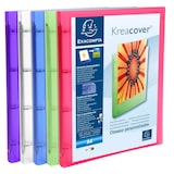 thumbnail of Exacompta - réf. 51969E - Carton de 20 classeurs PP personnalisables 1 poche - 4 anneaux 15mm - Dos 20mm - 32 x 25 cm - A4 - Assortis