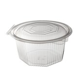 thumbnail of DayBays 150 Stk. Haushaltsbox PP 2000 ml 220x216x88 mm 8 Eckig Salat-Box Alpha mit anhängendem Deckel