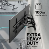 thumbnail of ONKRON Große Fernseher Wandhalterung für 42-120 Zoll TVs bis 100 kg, schwenkbar, neigbar, VESA bis 1000x600, Schwarz M10-B