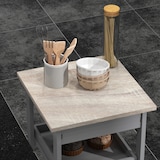 thumbnail of HOMCOM Carrello da Cucina con Cassetto, Ripiano e 2 Vassoi Estraibili