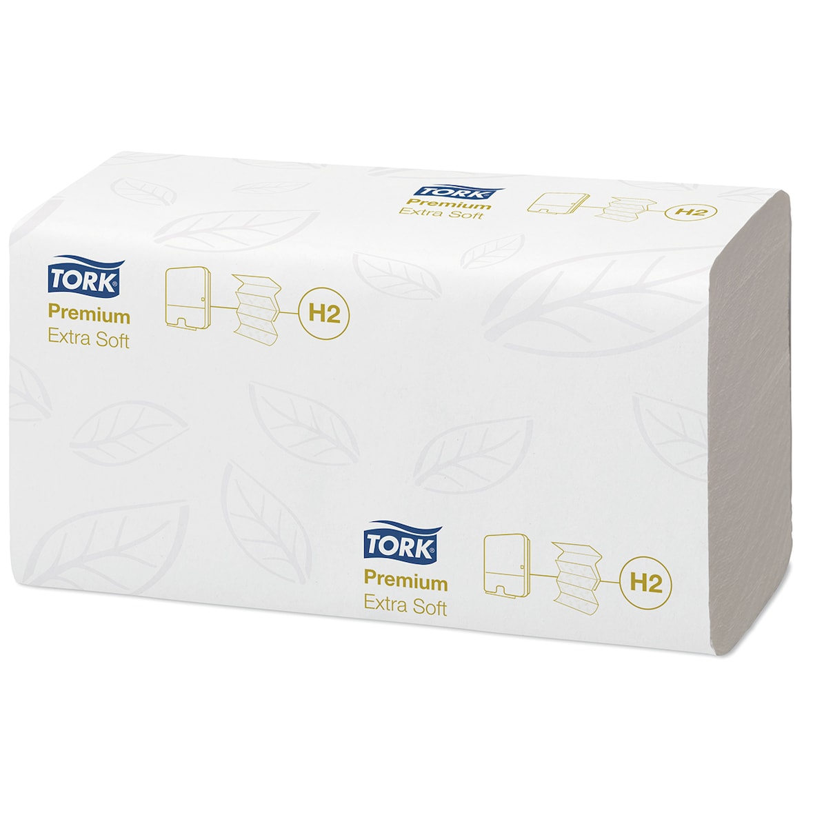 TORK Xpress® | Toalla de Mano de Papel Entreplegada Extrasuave Blanco H2, Premium, QuickDry, 2 capas (cod.100297) - Caja 2100 ud.