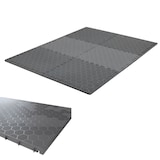 thumbnail of Lot de 10 Dalles de sol Clipsables Grises 116x76x3 cm Rectangulaire Polypropylène Revêtement de Sol 7.69m2 INTEC