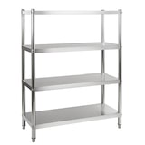 thumbnail of Scaffale in acciaio inox a 4 livelli 150 x 180 x 50 cm