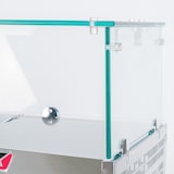 thumbnail of Romux® Vitrine Refrigerada de Ingredientes 150x39x44 cm de aço inoxidável 6 Tabuleiros GN 1/3 | Geladeira Expositor Ingredientes Termóstato digital