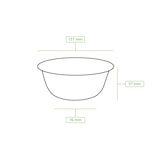 thumbnail of BIOZOYG 50 Stück Schale aus Zuckerrohr 500ml - Einwegschale für Salate, Bowls, Suppen, Eintöpfe - Runde Zuckerrohrschale - biologisch abbaubar