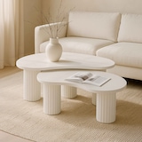 thumbnail of Witte melamine salontafel