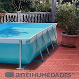 thumbnail of Pak 12 Geventileerde Vochtwerende Tegels 30x30x1,5cm - Polypropyleen - Tegel/Terracotta