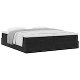thumbnail of vidaXL Ottoman-Bett mit Matratzen Schwarz 200x200 cm Samt