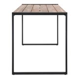 thumbnail of Bolero Industrie-Stehtisch aus Stahl und Akazie, 1800 x 900 mm