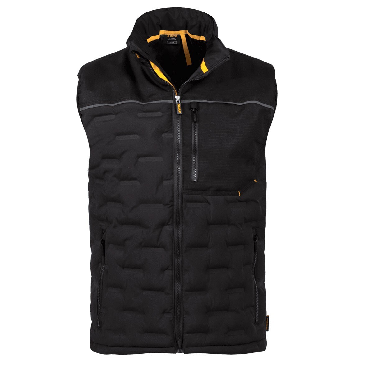 Ärmellose Jacke Multifunktionale Daunenjacke Atmungsaktives, wasserabweisendes Gewebe Größe L VITO