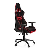 thumbnail of Gaming Stuhl / Bürostuhl LEAGUE PRO I Stoff / Kunstleder schwarz / rot hjh OFFICE