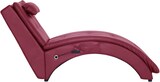 thumbnail of vidaXL Massage Chaiselongue mit Kissen Weinrot Kunstleder