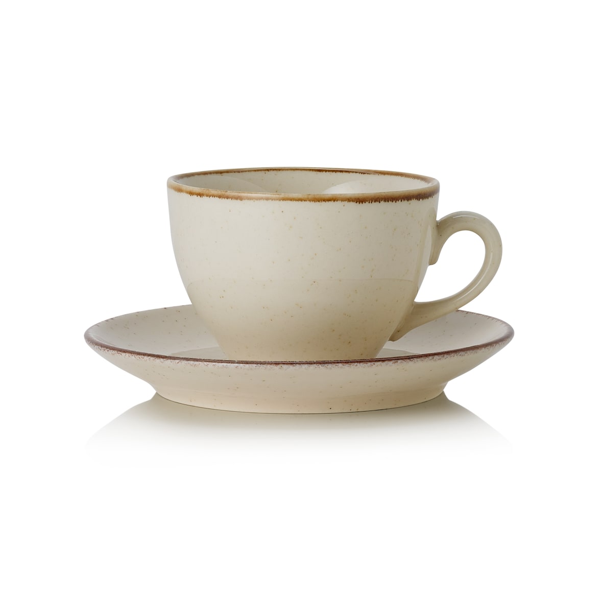 Tasse & soucoupe 220 ml SMILLA SAND lot de 6 - Was Germany
