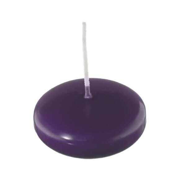 Schwimmkerzen Violett 55 x Ø 80 mm, 8 Stück, XXL Schwimmkerzen