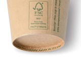thumbnail of greenbox - Kartonnen beker 150 ml / 6 oz, Ø 80 mm, ongebleekt, 1000 St.