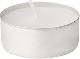 thumbnail of 100 Stück WENZEL Tealights Teelichtkerzen Teelichter, weiß, Aluminiumhülle, ohne Duft
