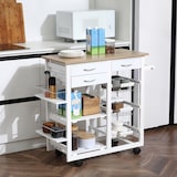 thumbnail of Carrello Carrellino da Cucina Salvaspazio in Legno MDF Bianco
