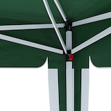 thumbnail of Gazebo Pieghevole Impermeabile 3 x 3 M Da Giardino Con 4 Sacche Pesi Sacca Trasporto Chiusura Fisarmonica Struttura Acciaio Copertura 160 gr/m² Verde