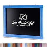 thumbnail of Kreidetafel mit Holzrahmen / Blau 100x50cm