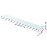 thumbnail of vidaXL Regalboden Glas Transparent 100x15 cm