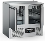 thumbnail of Saladette Salattheke Kühltisch - 0,90 x 0,70 m - 2-türig - mit Klappdeckel - PREMIUM