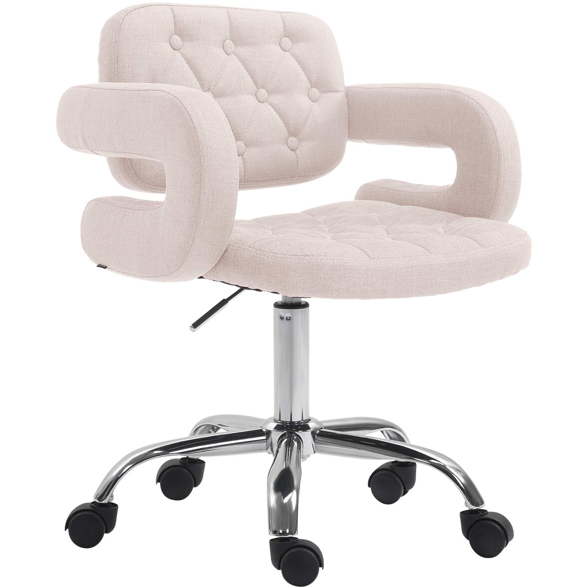 Arbeitshocker Dublin Stoff beige