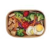 thumbnail of 300 Salatschalen to go aus Pappe rechteck  1000ml mit rPET Deckel