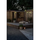 thumbnail of Konstsmide LED Biergartenkette, mit RGB-Farbwechsel, 10 klare Birnen / 60 RGB Dioden, 5V, Außen (IP44), schwarzes Kabel