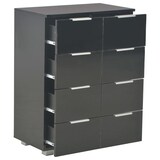thumbnail of vidaXL Sideboard Hochglanz-Schwarz 60x35x80 cm Holzwerkstoff