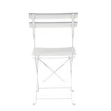 thumbnail of Albatros Bistroset 3-teilig Weiß Bistrotisch mit 2 Stühlen klappbare Stühle und Tisch aus robustem Metall optimal als Balkonmöbel Set oder Gartenmöbel