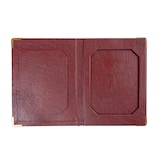 thumbnail of Estojo Para Contas E Trocos  17X22,8X2 Cm Bordeaux Pele