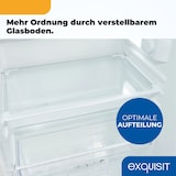 thumbnail of Exquisit Einbaukühlschrank mit Gefrierfach, 118 Liter Nutzinhalt, Einbaukühlschrank 88cm, Einbaugerät, 4-Sterne-Gefrierfach, EKS5131-4-E-040E weiss