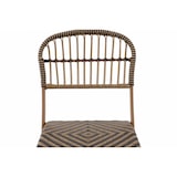 thumbnail of METRO PROFESSIONAL Conjunto de bistrô de 3 peças Agujo, aço/ vime PE, 2 cadeiras, 1 mesa, bege/ branco