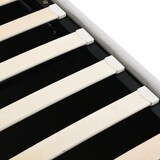 thumbnail of Merax Hydraulisches Polsterbett 140x200 Stauraumbett Doppelbett aus Baumwolle-Leinen mit Nietenverzierung & Lattenrost Hellgrau