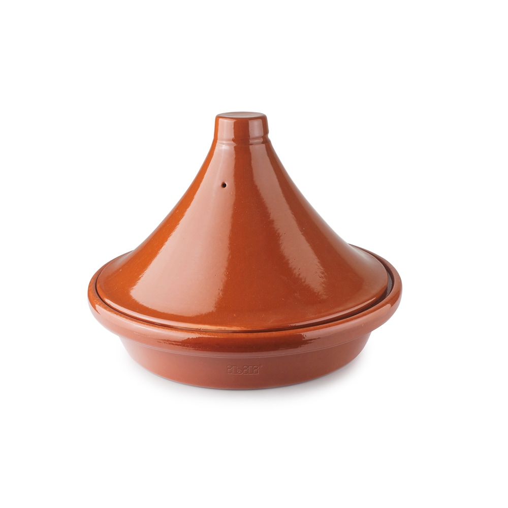 Tajine Marron 32 cm -  Rond Céramique Ibili 32.00x32.00 cm