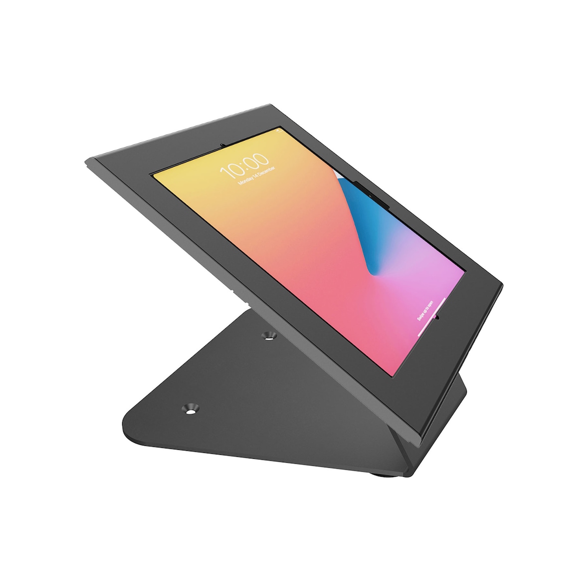 KIMEX - Support tablette mural ou de table universel Apple et Samsung 12.9''-13'' Noir