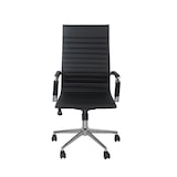 thumbnail of Cadeira de Escritório com Rodas Elegance 116x89x60cm Preto Thinia Home