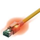 thumbnail of EasyLan DualBoot LED Patchkabel RJ45 S/FTP Cat.6A (Class EA), mit saCon Stecker, LSOH, gelb, 7 m